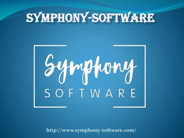 Symphony Software - A Web Design And Development Company