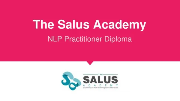 NLP Practitioner Diploma - The Salus Academy