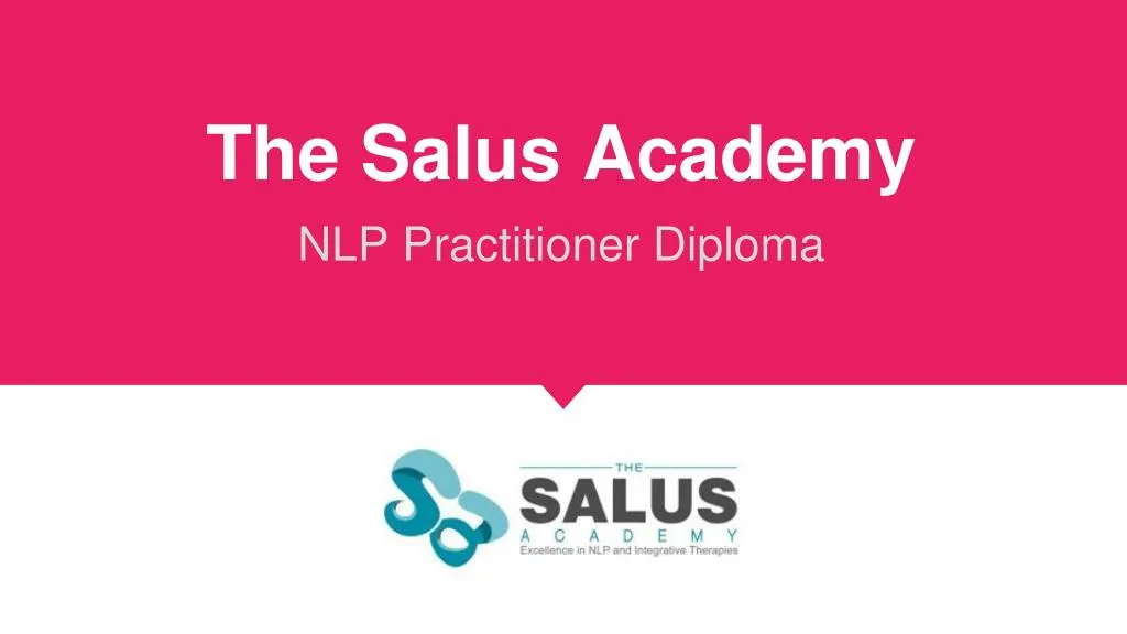 the salus academy nlp practitioner diploma