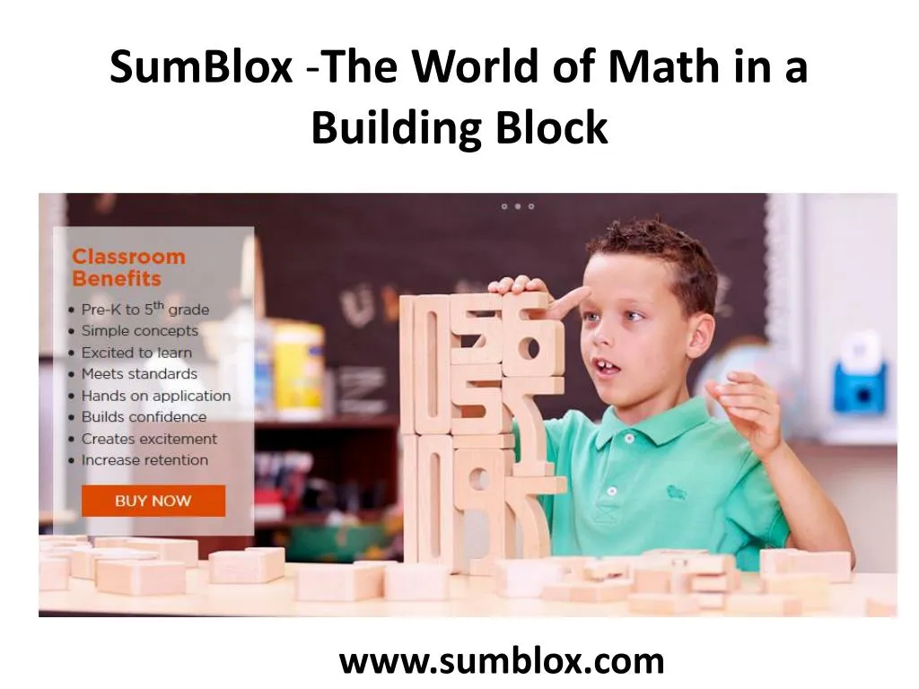 sumblox the world of math in a building block