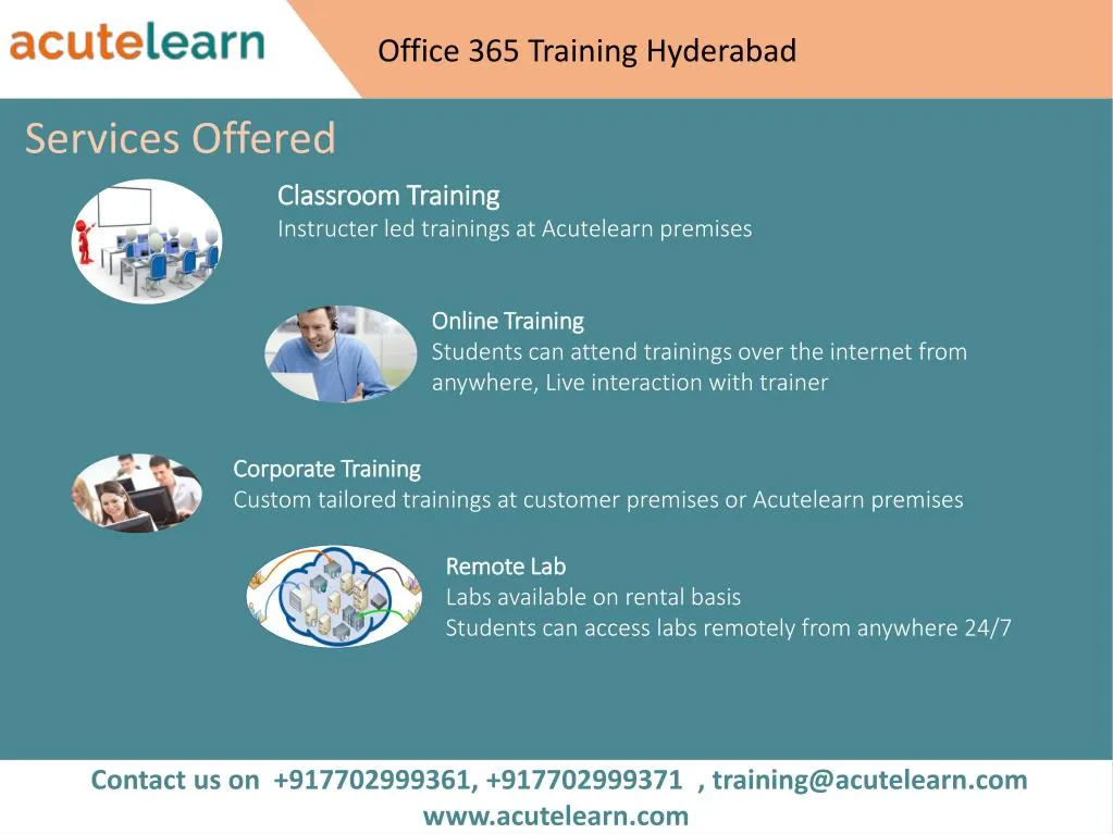 o ffice 365 training hyderabad