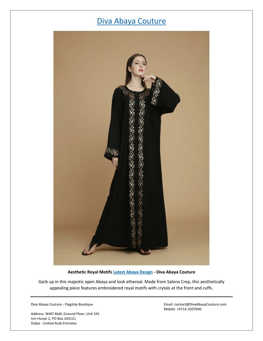 diva abaya couture