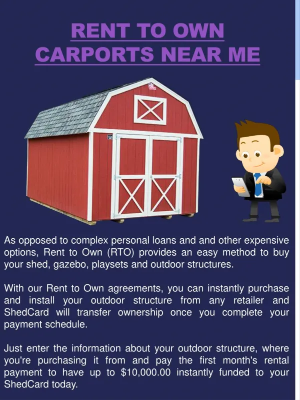 Rent To Own Carports Near Me