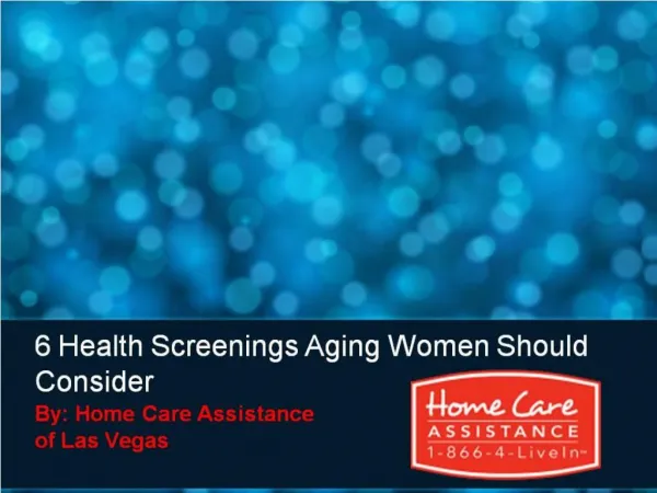 6 Health Screenings Aging Women Should Consider