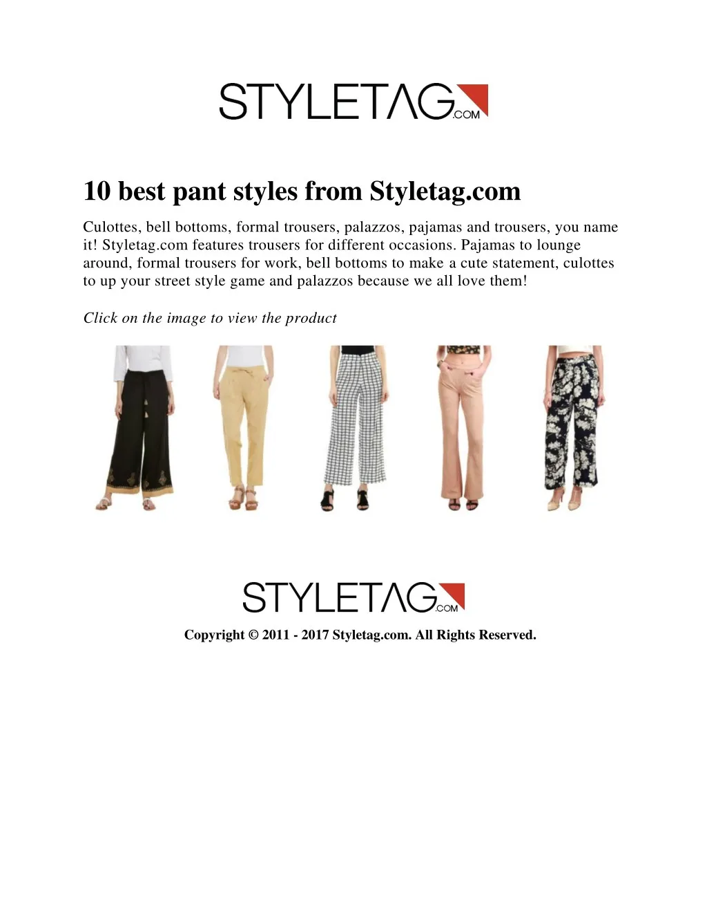 10 best pant styles from styletag com