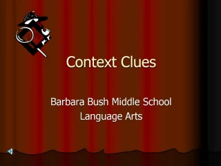 Context Clues - slide 1
