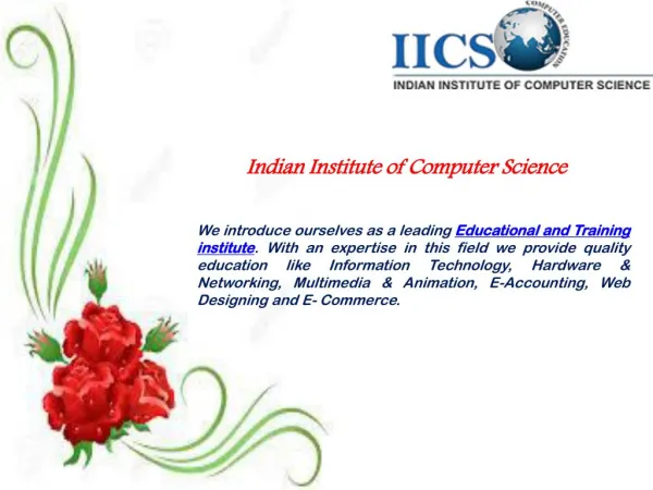 Find the best computer courses for better careers - IICS India
