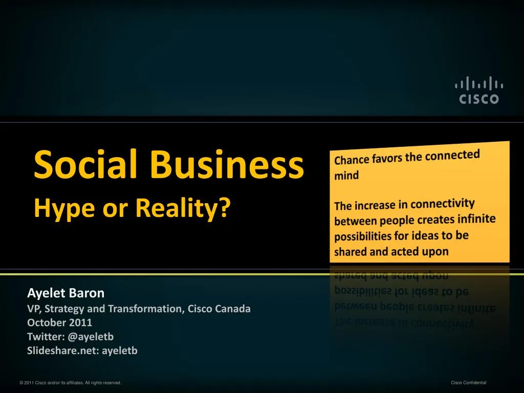social business hype or reality