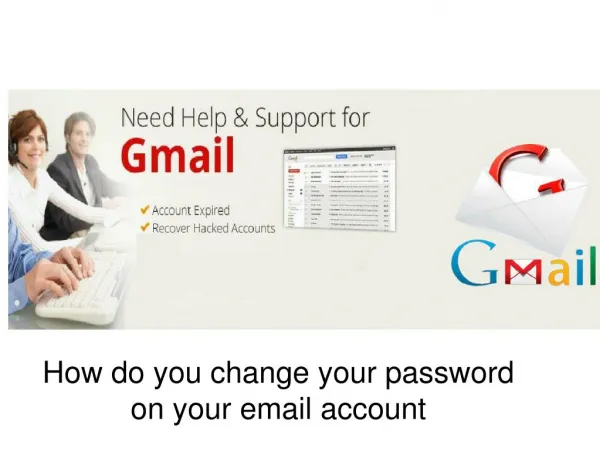 How do you change your password on your email account