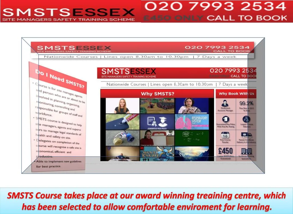 smsts course takes place at our award winning