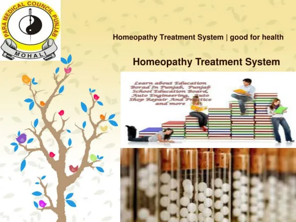 Homeopathy Treatment System | good for health