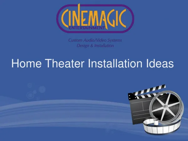 Home Theater Installation Ideas