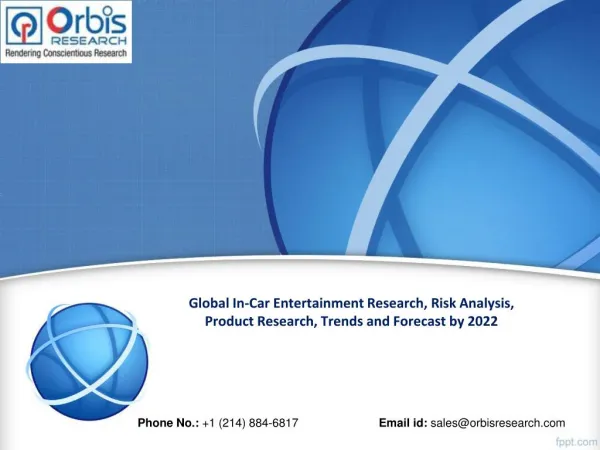 Global In-Car Entertainment Market Research Report 2022