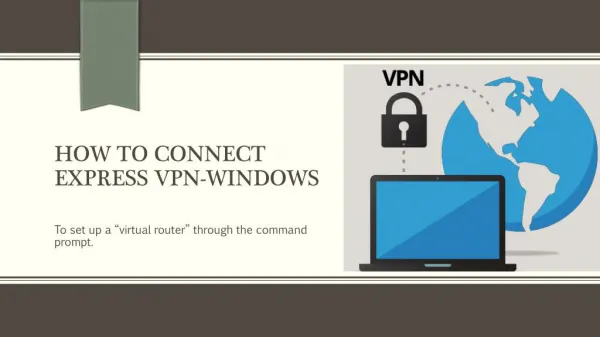 How to connect express VPN - Windows