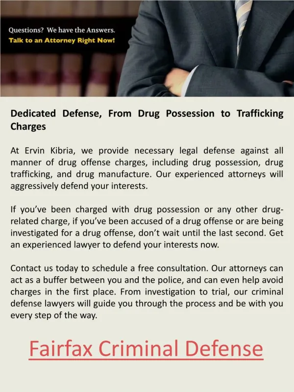 Fairfax DUI attorney