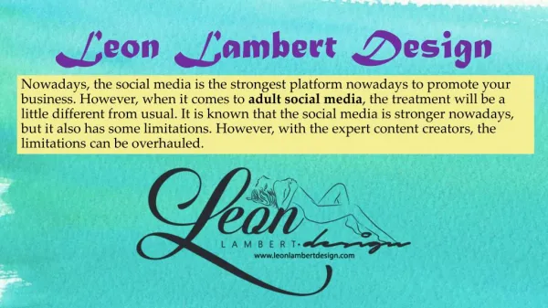 How Adult Social Media Helps You to Gain Profits - LeonLambertDesign.com
