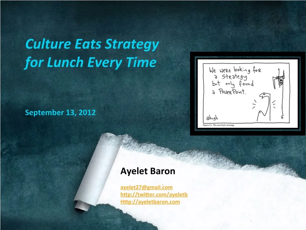 culture eats strategy for lunch every time