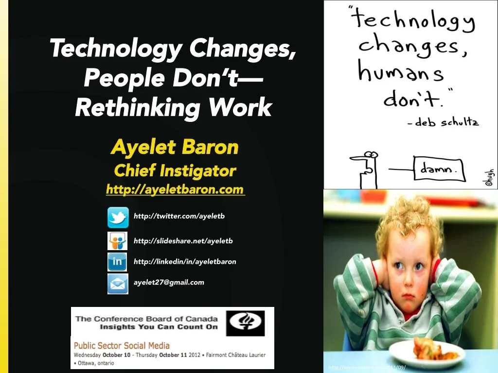 technology changes technology changes people