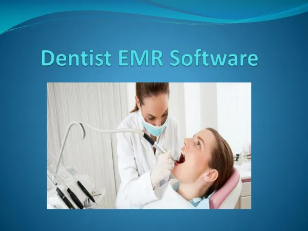 Dentist EMR Software - Bilytica