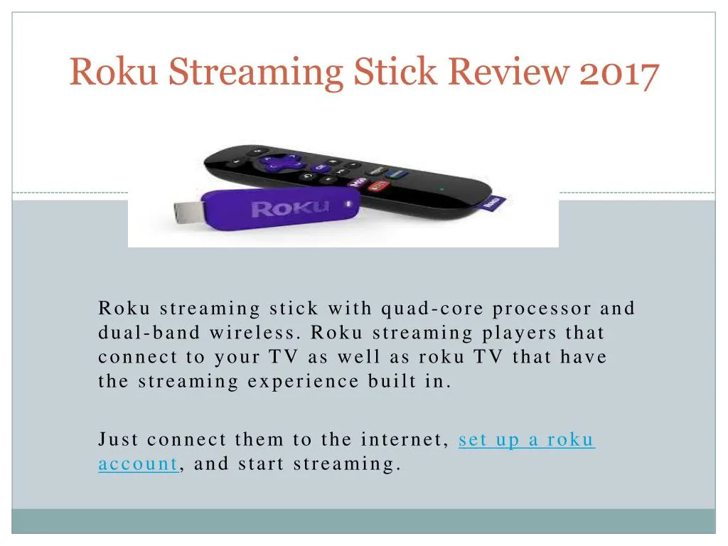 roku streaming stick review 2017