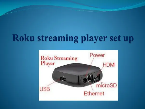 Roku Streaming Player Setup