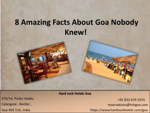 8 Amazing Facts About Goa Nobody Knew!