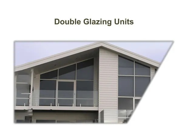 Double Glazing Units