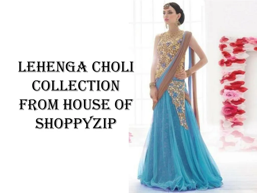lehenga choli collection from house of shoppyzip