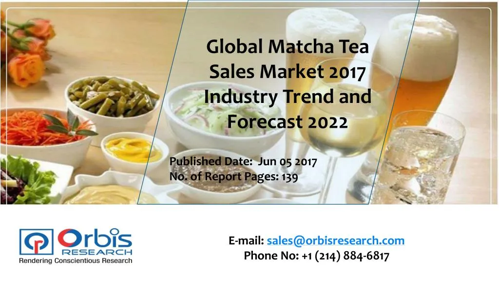 global matcha tea sales market 2017 industry