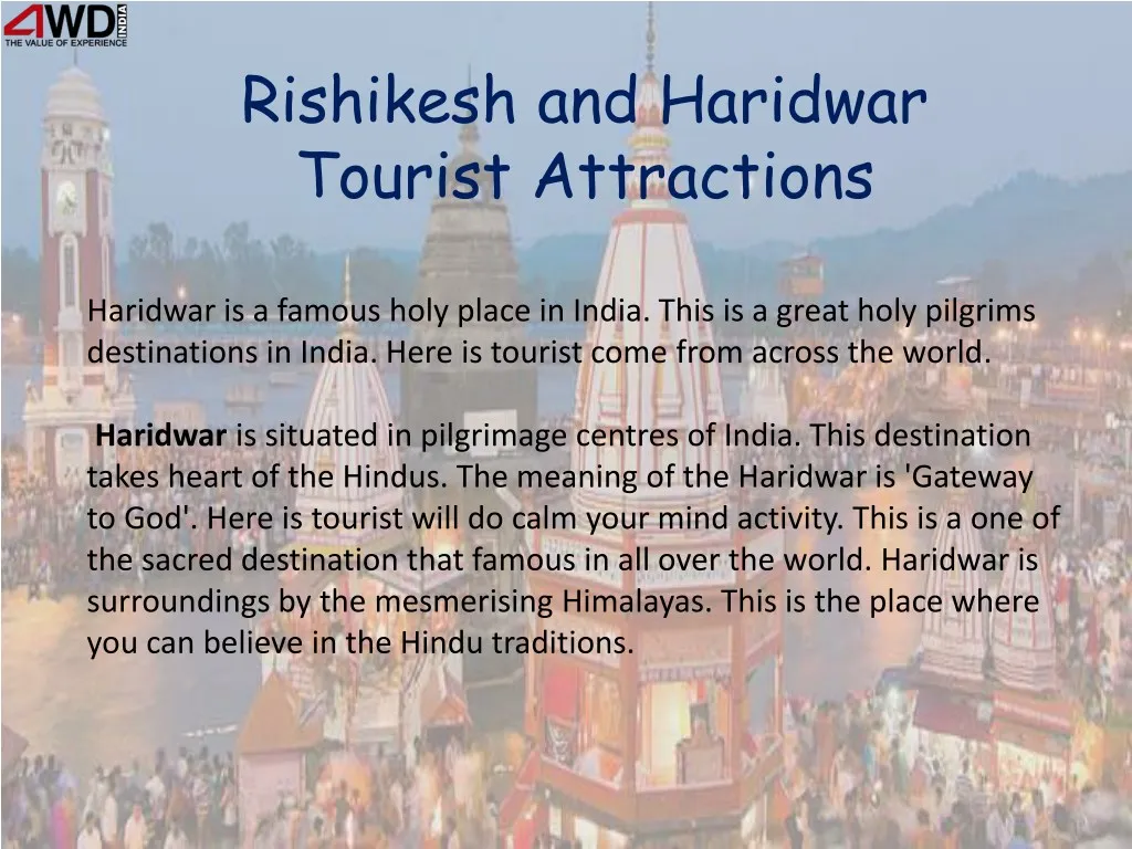 rishikesh and haridwar tourist attractions