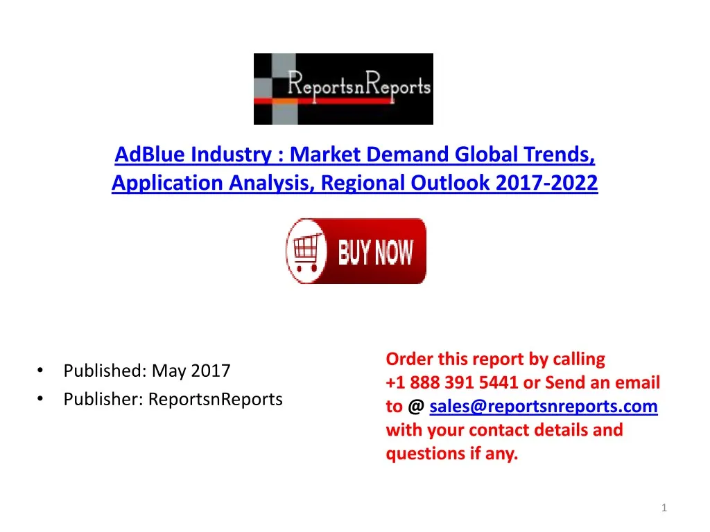 adblue industry market demand global trends
