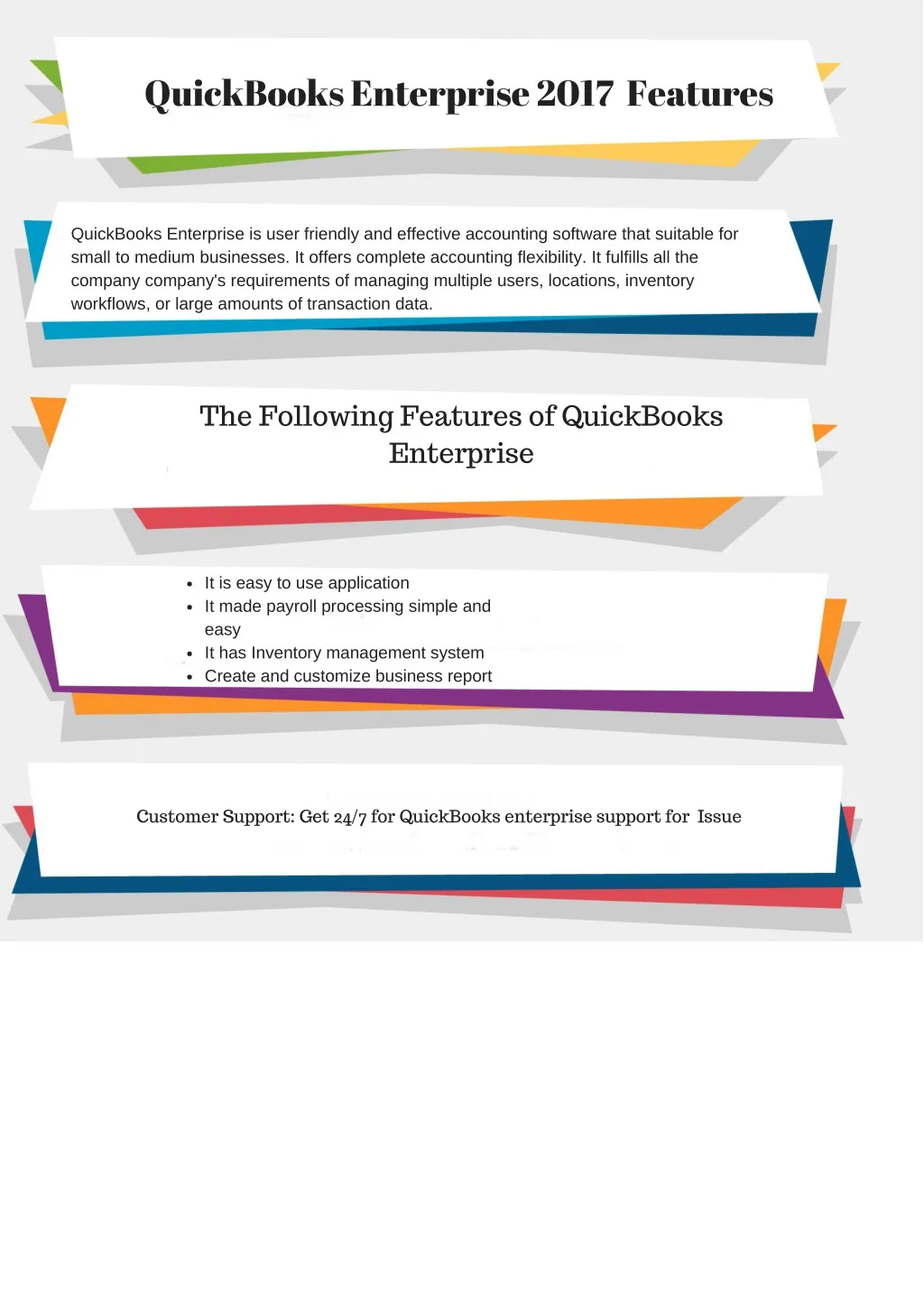 quickbooks enterprise 2017 features