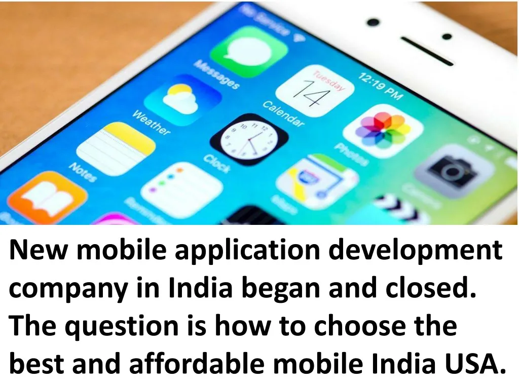 new mobile application development company