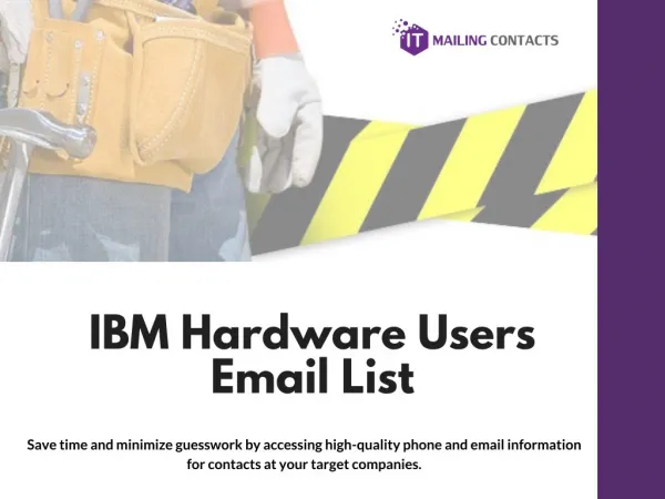 IBM Hardware Users Email List