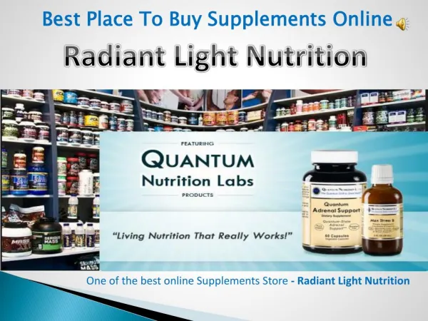 Best Place To Buy Supplements Online