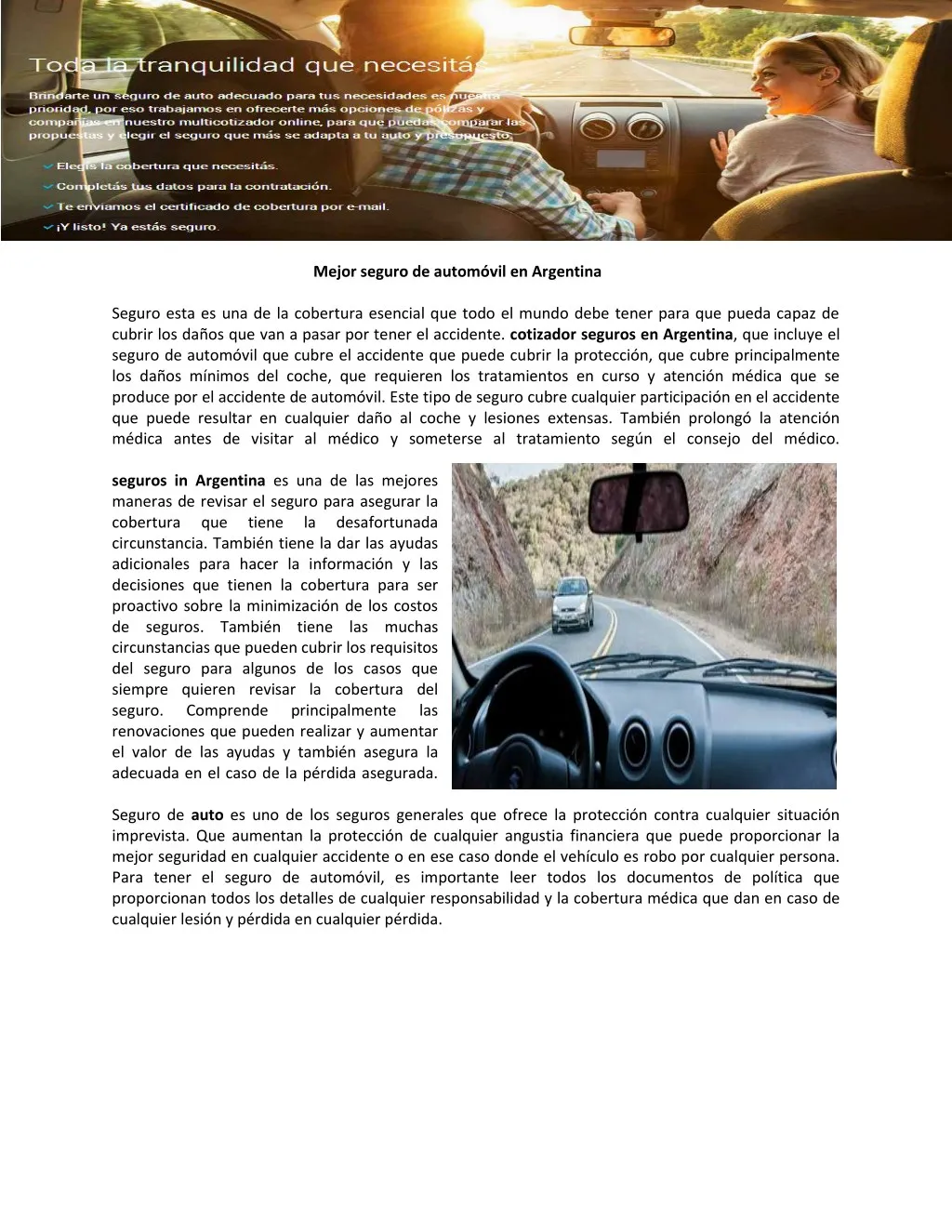 mejor seguro de autom vil en argentina seguro