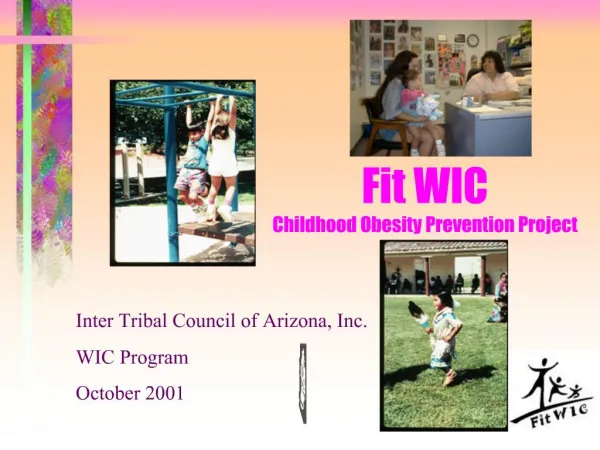 Fit WIC Childhood Obesity Prevention Project