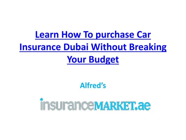 Car Insurance Dubai