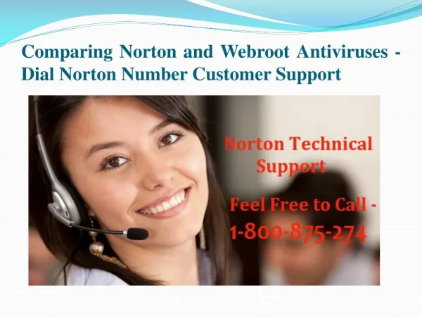 Comparing Norton and Webroot Antiviruses - Dial Norton Number Customer Support