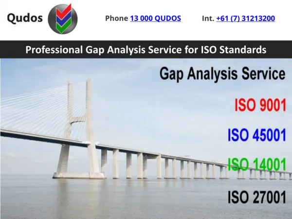 Professional Gap Analysis Service for ISO Standards