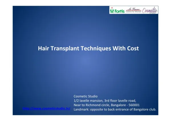 hair loss treatment in bangalore