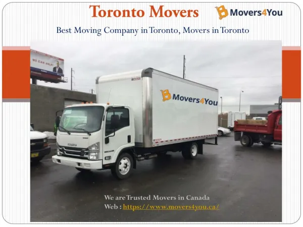 Best Movers in Toronto | Toronto Cheap Moving Services - Movers4you