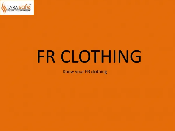 FR Clothing