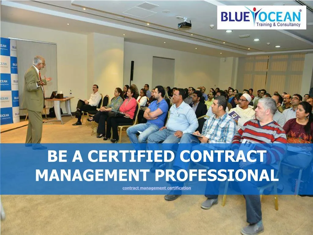 be a certified contract management professional contract management certification