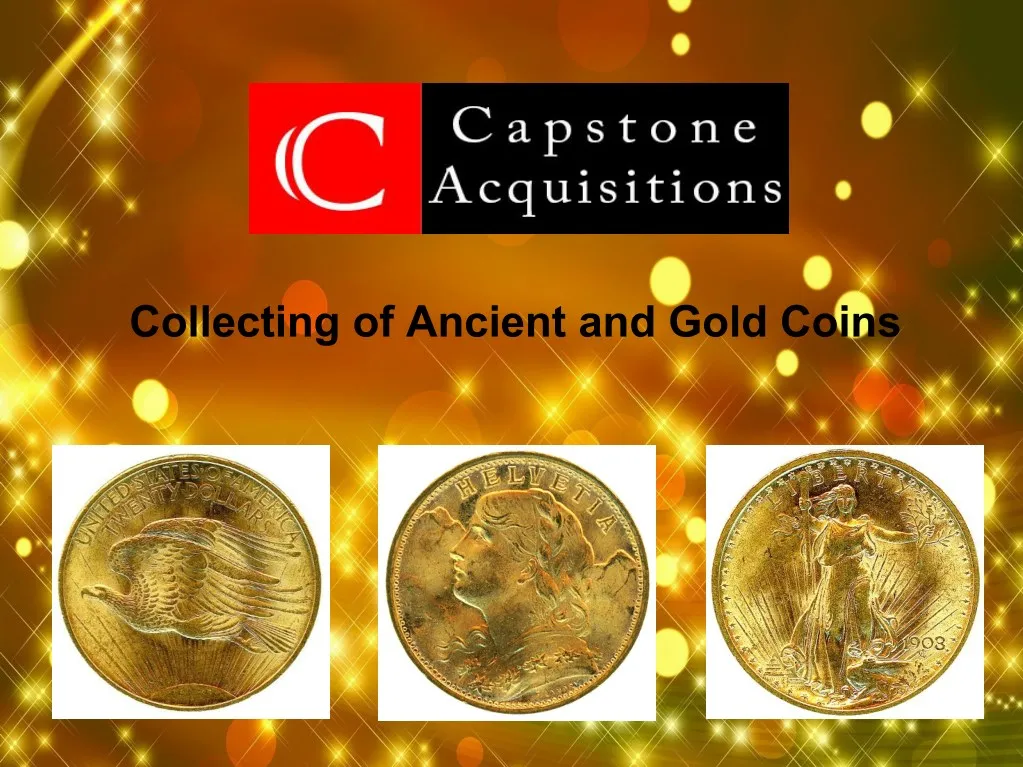 collecting of ancient and gold coins