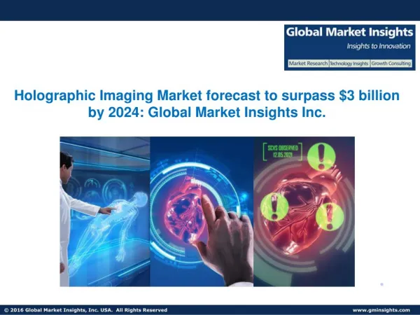 Holographic Imaging Market to grow at 30% CAGR from 2017 to 2024