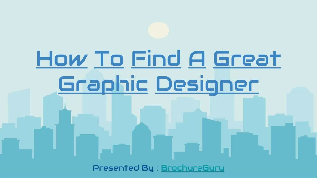 how to find a great graphic designer