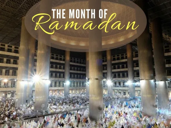 The month of Ramadan 2017