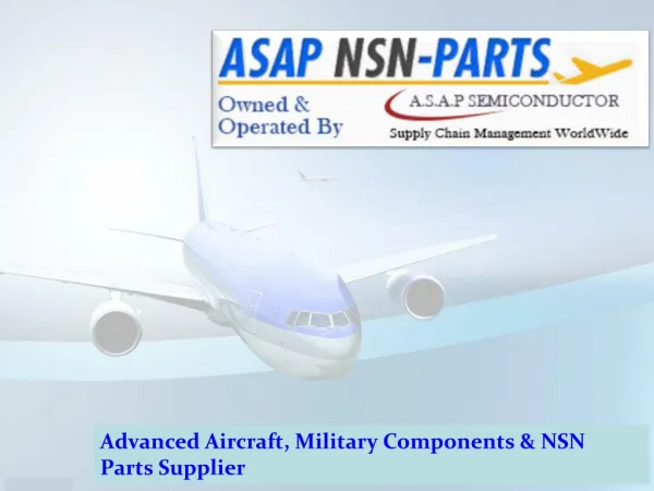 Asap NSN Parts - Advanced Military Aircraft Parts