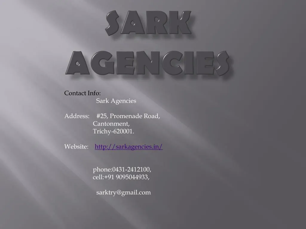 s ark agencies